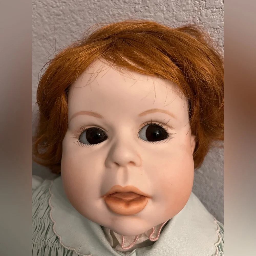Punkin vintage doll 1987‎ Vintage Porcelain Doll with Red Hair - Picture 3 of 12